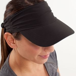 Lululemon Run In the Sun Black Visor